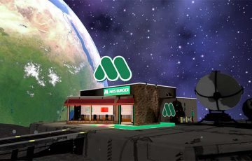 モスバーガー：メタバース上の月面空間に「初の仮想店舗」展開へ｜9月14日オープン