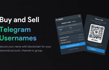 Telegramのユーザー名「Fragment」で売買可能に｜取引には仮想通貨TONを採用