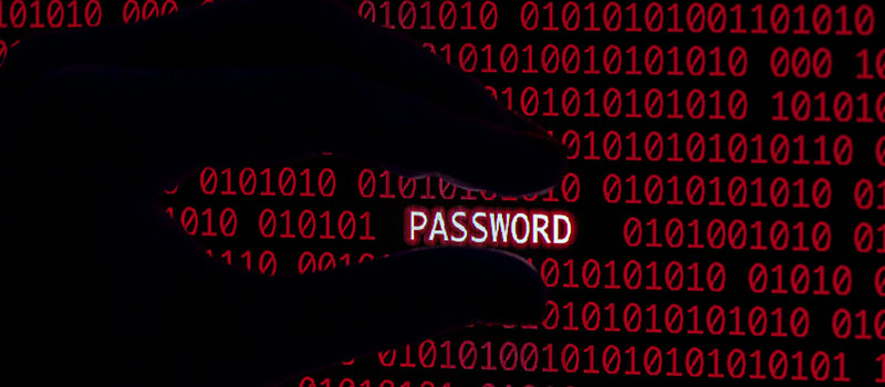 ハッキングでパスワードが盗まれるイメージ画像