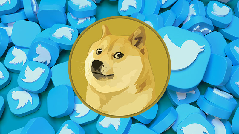 Twitterの鳥アイコンが「ドージコインのロゴ画像」に｜DOGE価格は25％以上急騰