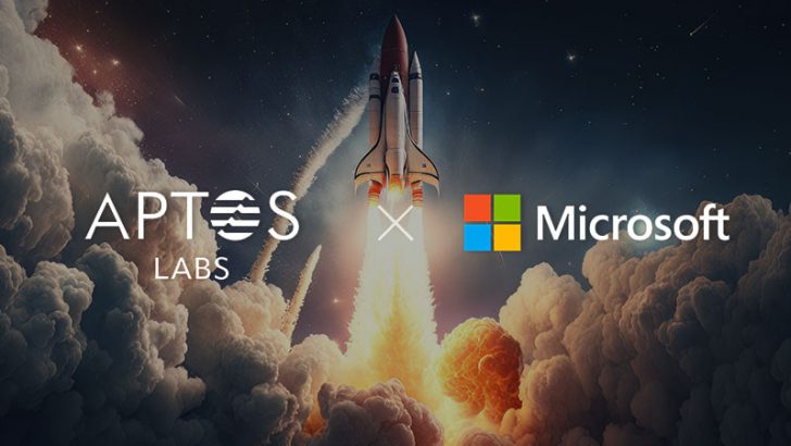 Aptos Labs：AIアシスタント導入で「Microsoft」と提携｜APT価格も急騰