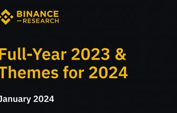 Binance Research「2023年の振り返り＆2024年のテーマ」に関するレポートを公開