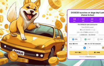 Dogecoin20がプレセールで1000万ドル調達に成功！4月20日の国際ドージデーにローンチ予定