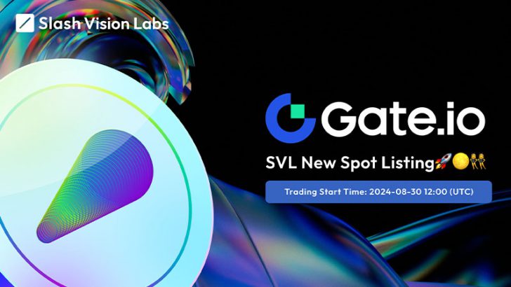 Slashの仮想通貨SVL「Gate.io」に上場決定｜限定エアドロップキャンペーンも