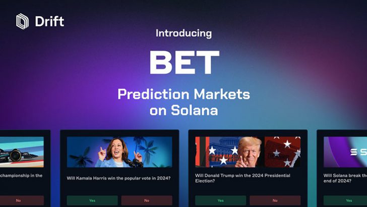 ソラナ基盤の予測市場「BET」登場｜先物取引所Driftがローンチ