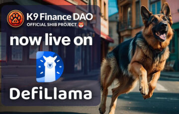 K9 Finance（KNINE）DeFi情報サイト「DeFiLlama」でデータ確認可能に