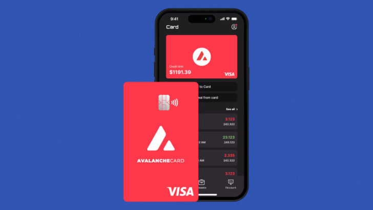 アバランチ、Visa加盟店で使える仮想通貨決済カード「Avalanche Card」発表