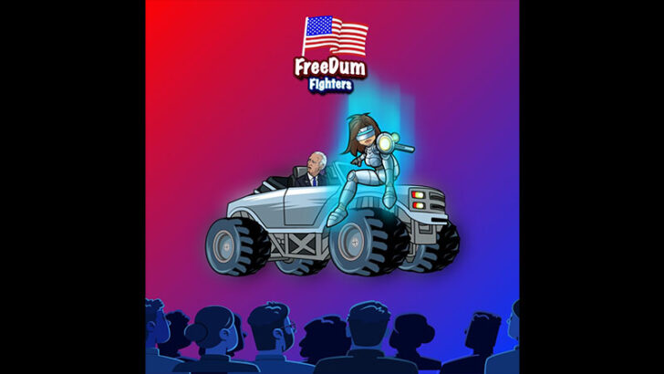 米大統領選がテーマのミームコイン「FreeDum Fighters」がプレセールを開始