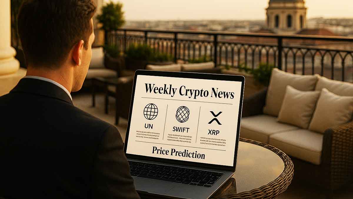 仮想通貨ニュース週間まとめ「国連・SWIFT・XRP・価格予想」などの注目記事（Weekly crypto news roundup featuring UN, SWIFT, XRP, and price predictions）