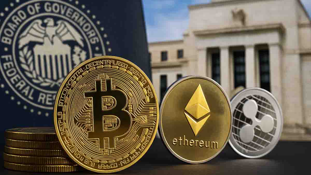 FOMC発表でBTC・ETH・XRPが急落、FRB議長発言が投資家心理と仮想通貨市場に影響(FOMC causes BTC, ETH, XRP plunge as Fed Chair’s comments shake investor sentiment and crypto market)