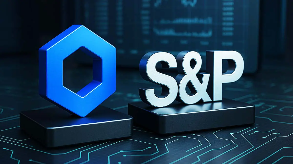 チェーンリンク、仮想通貨含むS&P新指数をオンチェーン化へ|リアルタイム配信で透明性を強化(Chainlink brings S&P crypto-inclusive indices on-chain to boost transparency with real-time data)