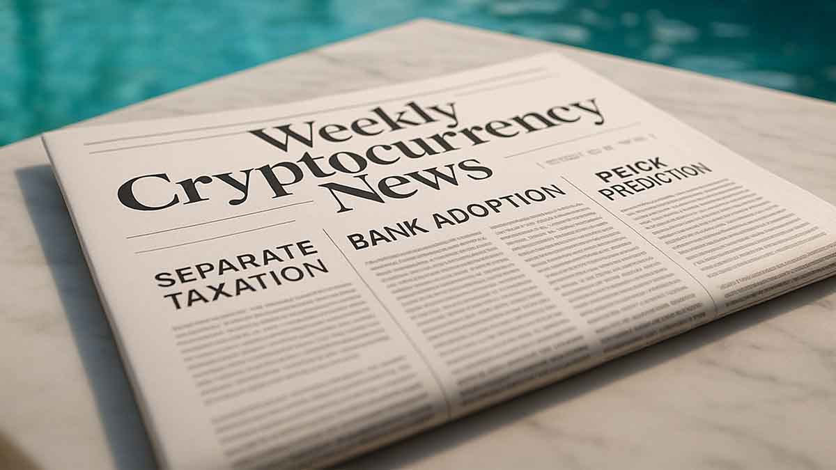 仮想通貨ニュース週間まとめ「分離課税・銀行採用・価格予想」などの注目記事で最新の業界動向をチェック（Weekly crypto news roundup featuring topics like separate taxation, bank adoption, and price forecasts）