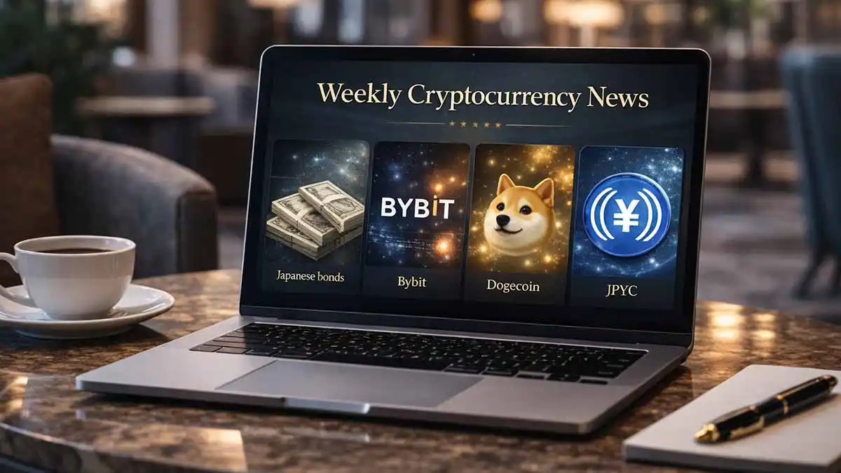 仮想通貨ニュース週間まとめ「日本債券・Bybit・ドージコイン・JPYC」などの注目記事（Weekly roundup of crypto news including Japan bonds, Bybit, Dogecoin, and JPYC）