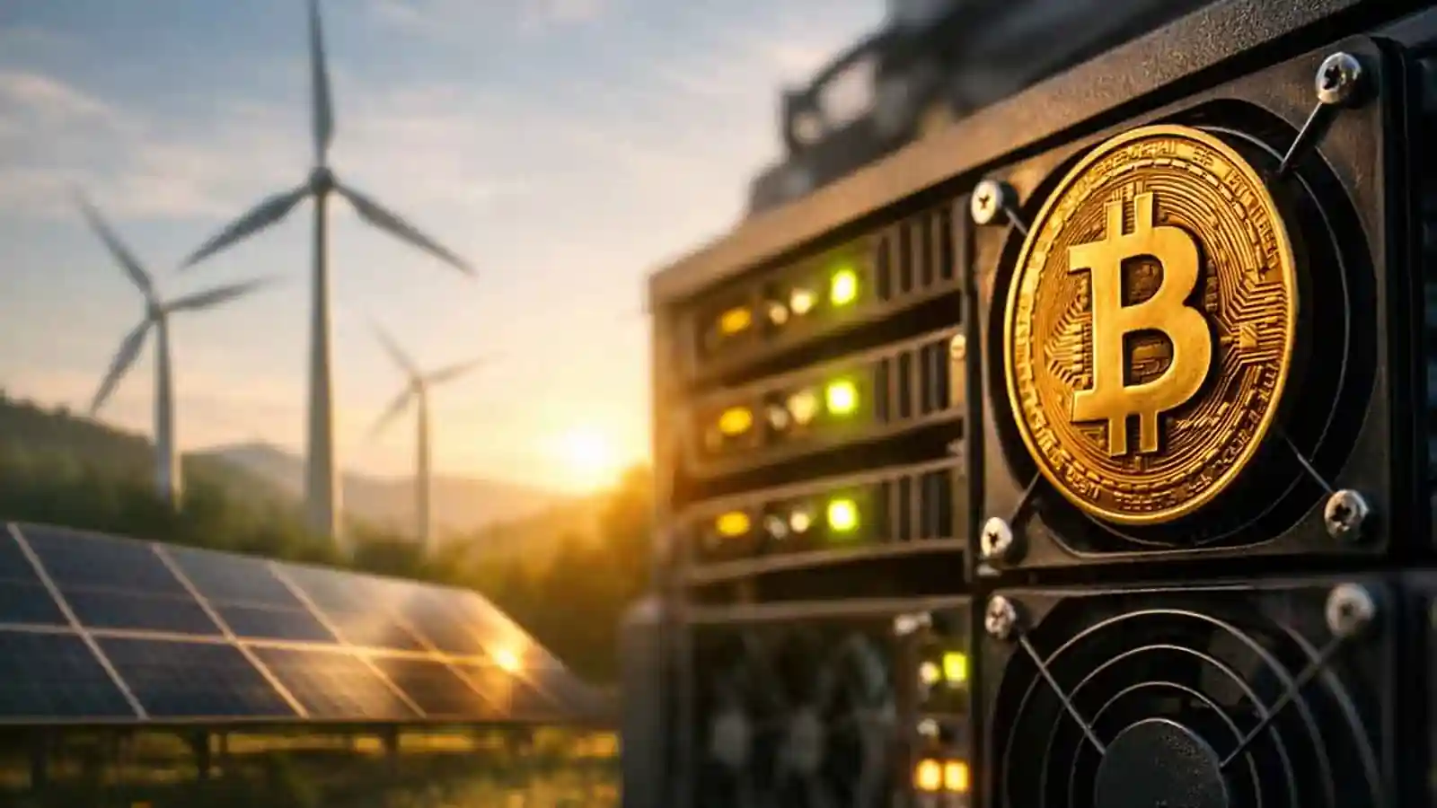 ビットコインマイニング、再生可能エネルギー比率50％超へ｜環境負荷低減が進展