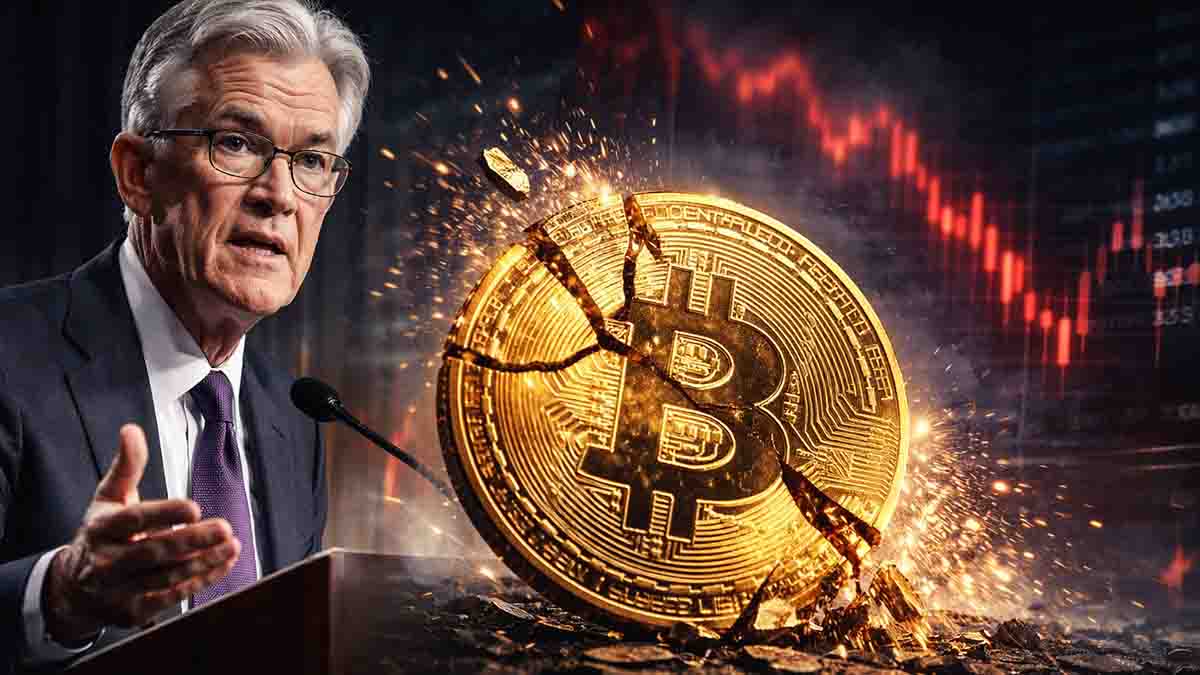 パウエル議長「慎重姿勢を維持」でBTC5%超下落、仮想通貨市場が全面安に
