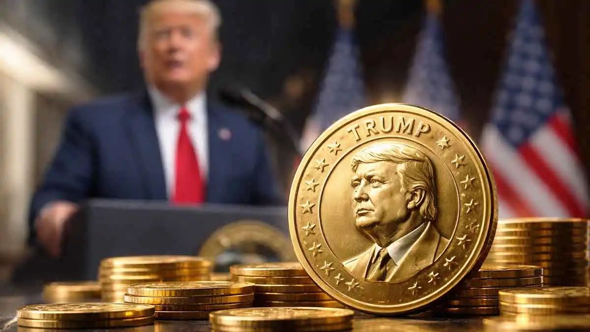 TRUMPトークン昼食会発表で一時12%反発、トランプ氏登壇予定も開催は不透明