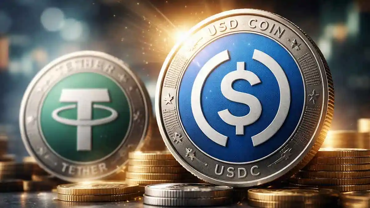 USDCが7年ぶりにUSDTの取引量を逆転、みずほ証券がサークル社の目標株価を引き上げ