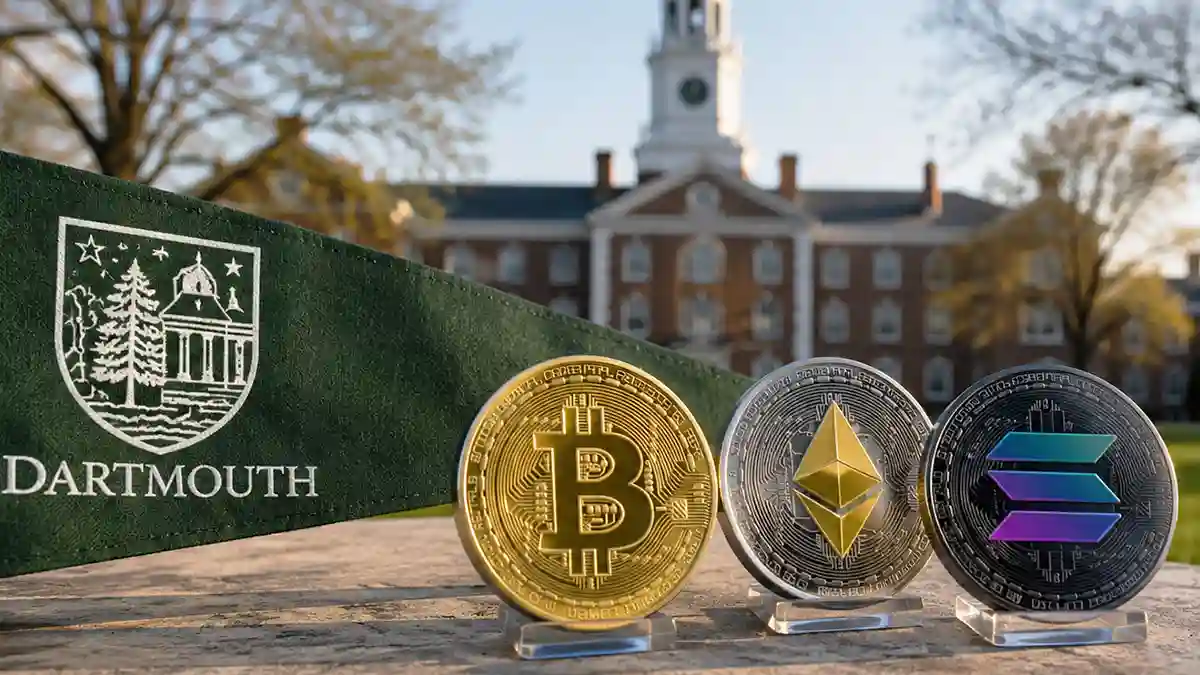 米名門ダートマス大、ソラナETFを新規組み入れ｜仮想通貨3銘柄を分散保有