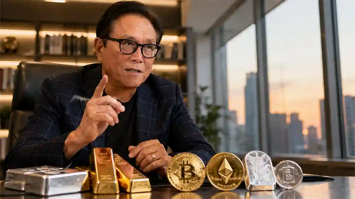 BTC・ETH・金・銀「反転後に買い」キヨサキ氏が押し目戦略を堅持
