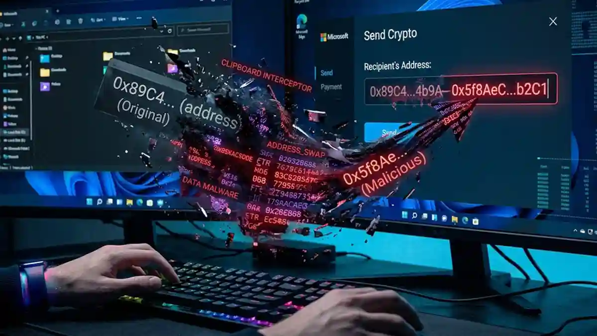 仮想通貨の送金先が書き換わるマルウェア、Microsoftが手口を分析