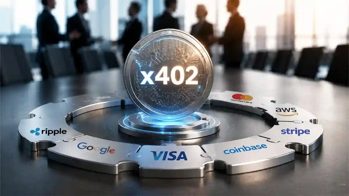 AI決済標準「x402」始動｜リップル・Google・Visaら40社が結集