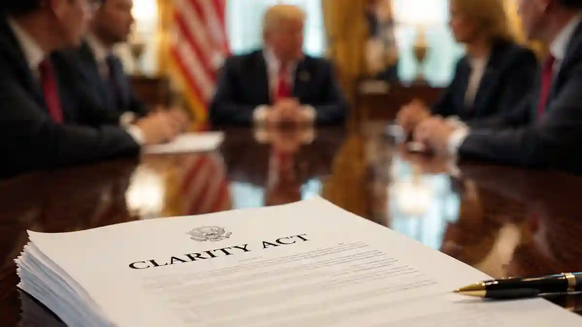 クラリティ法案、トランプ大統領が直接協議へ｜倫理条項で妥協案を模索