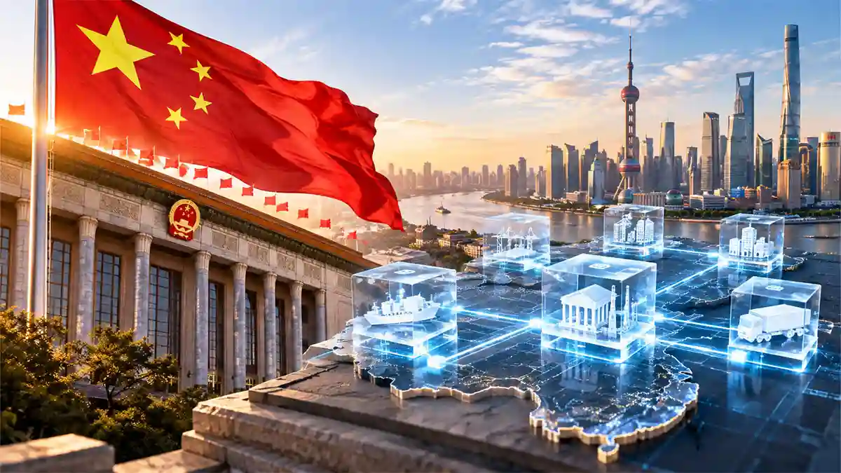 中国政府「国家ブロックチェーン網」2030年完成を5カ年計画に明記