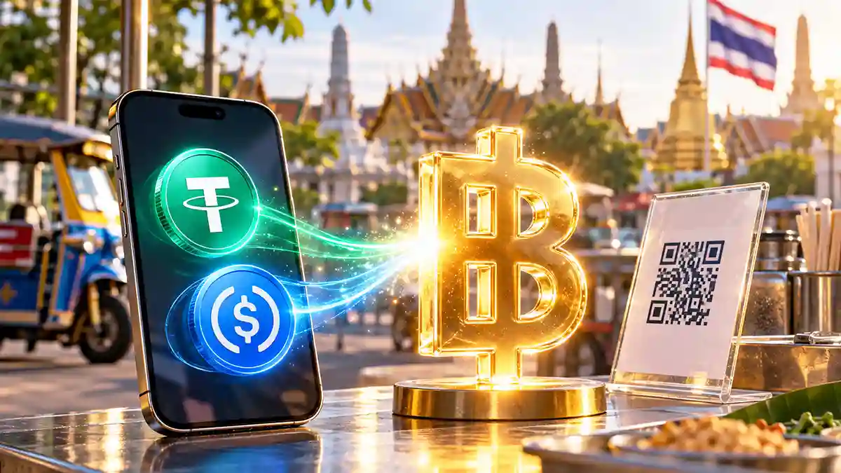 タイ、仮想通貨バーツ変換アプリ「WORPT」提供開始|テザー・Visaも参画